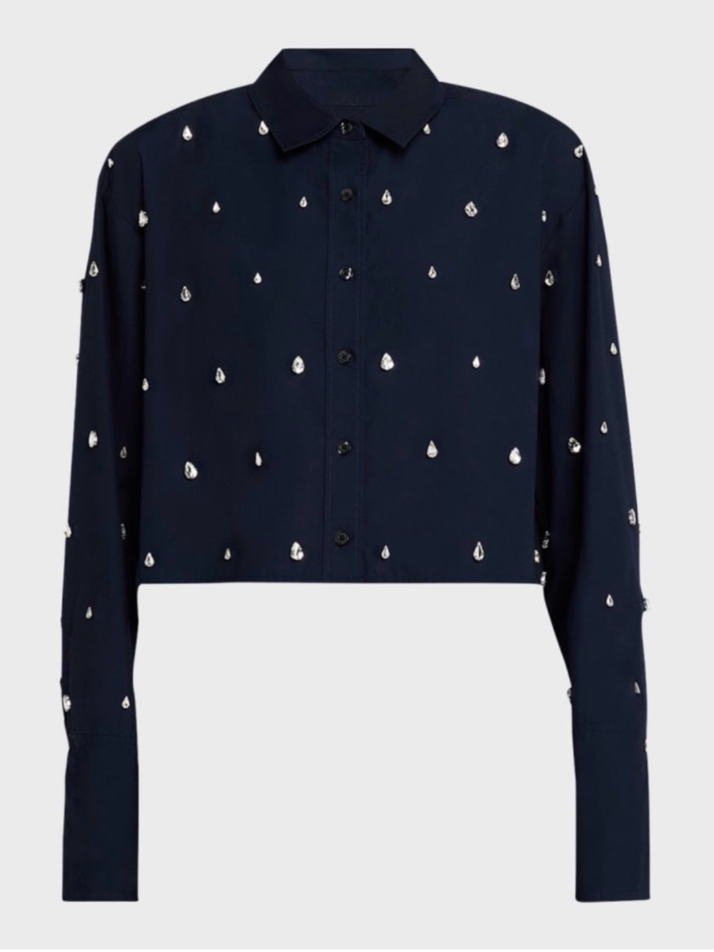 A.L.C.
Mackie Boxy Rhinestone Cotton Top
